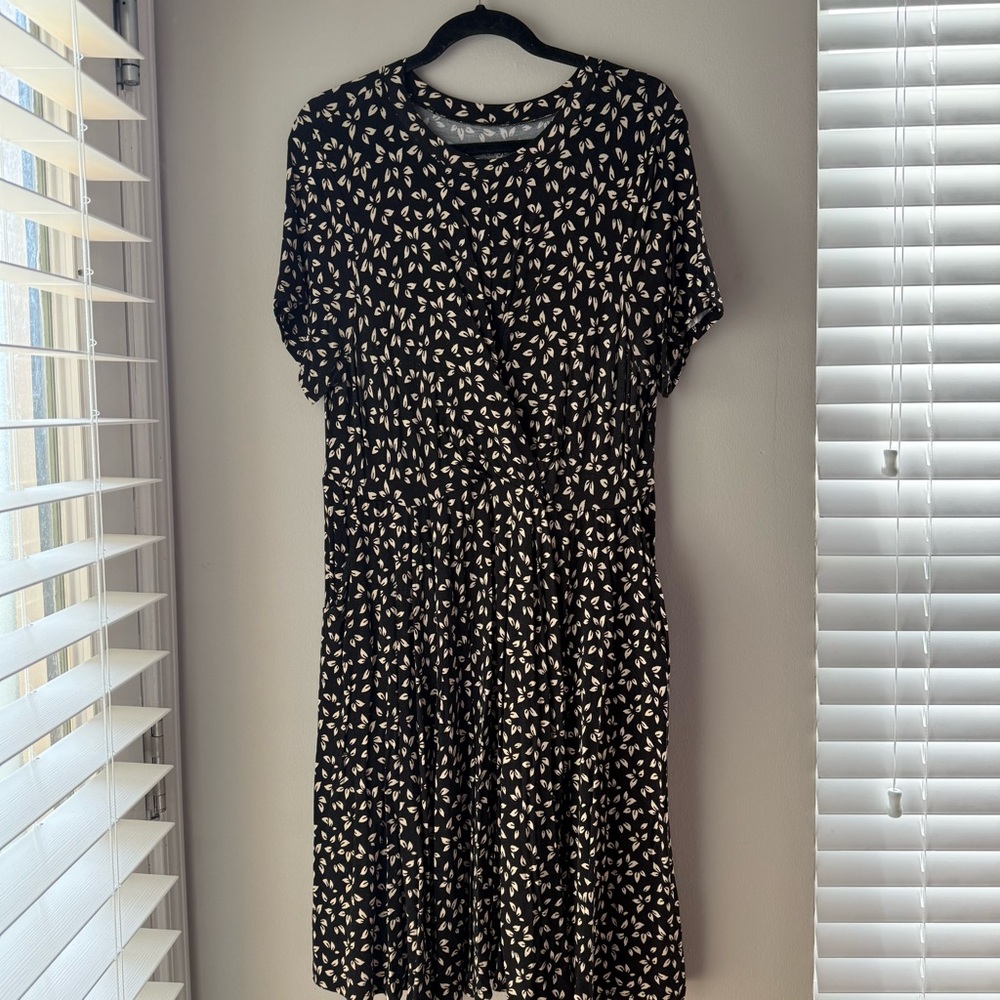 Torrid Black and White Patterned Dress
